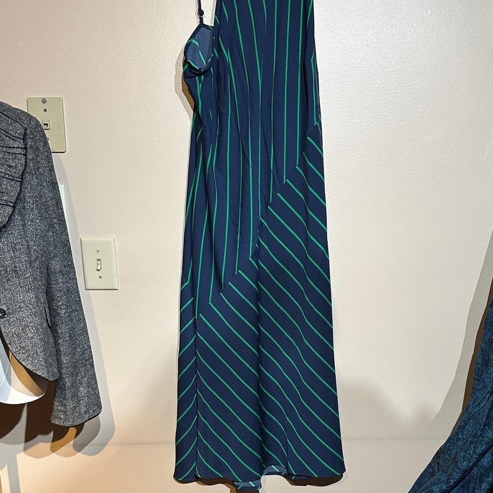 Rowing Blazers Navy and Green Dress